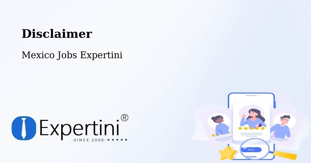 Disclaimer – Córdoba - Mexico Jobs Expertini